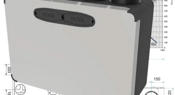 BREVA TOP MINI hővisszanyerős szellőztető gépek