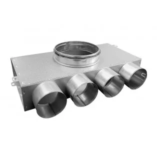 4-es rövid csonkos szelepfogadó 160/4x75 mm-es