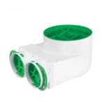 Awenta PRO VPE125-2 antibakteriális műanyag függőleges szelepfogadó 75-mm